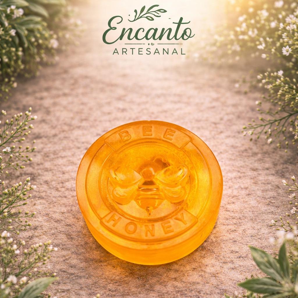 Jabon artesanal Encanto natural tierra y aire Miel - Encantoartesanal.com