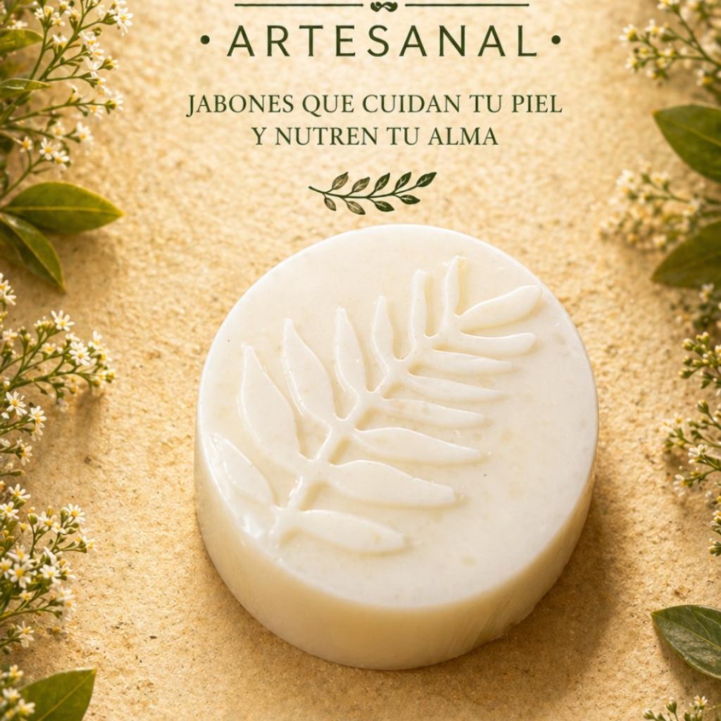 Jabon artesanal Encanto natural arroz - Encantoartesanal.com