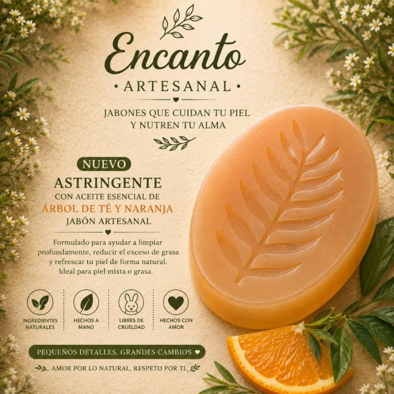 Jabon artesanal Encanto natural astringente_1